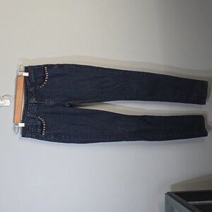 Urban Behavior Jeans Women's Size 1 Blue Melrose Fit Embellished Studded Denim